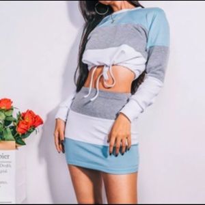 2 piece skirt and top
